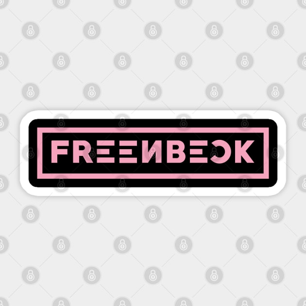 FreenBecky is Real - FreenBeck Gap the Series Sticker by whatyouareisbeautiful